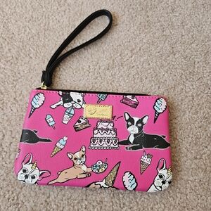 Luv Betsey By Betsey Johnson Pink Pugicorn Wristlet